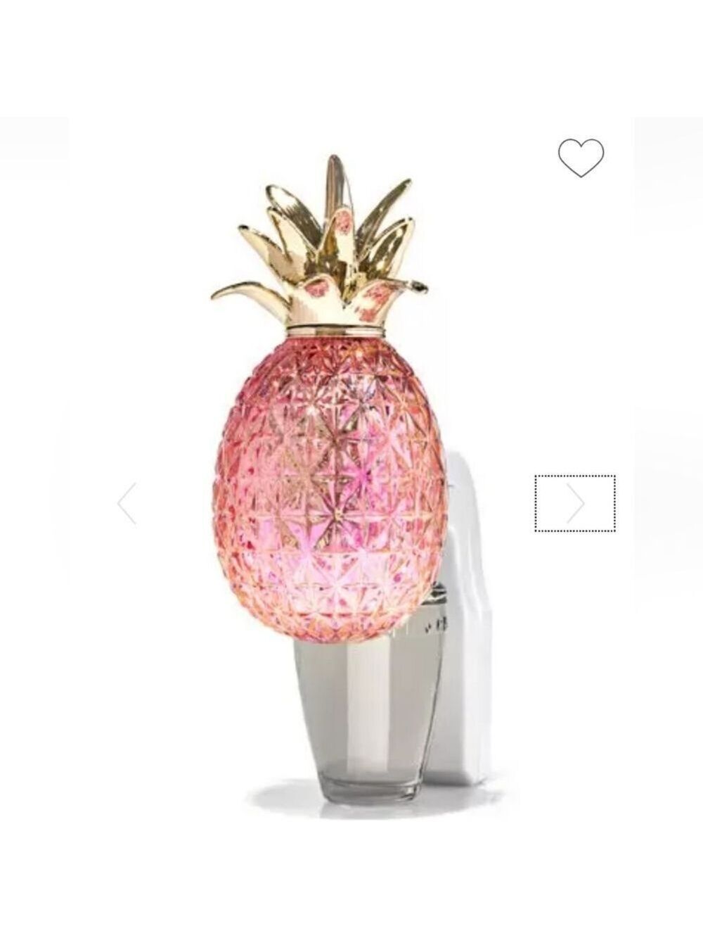 PINK PINEAPPLE NIGHTLIGHT WALLFLOWER PLUG BY BATH & BODY WORKS - Picture 2 of 3